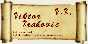 Viktor Kraković vizit kartica